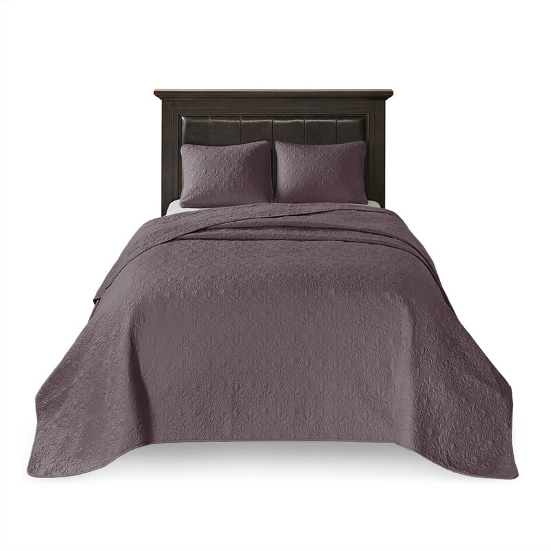 Gracie Mills Sandy Reversible Bedspread Set with Classic Stitch Pattern