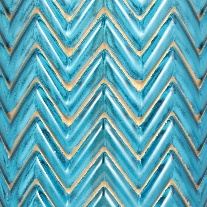 Glass 28" Chevron Table Lamp image number 4