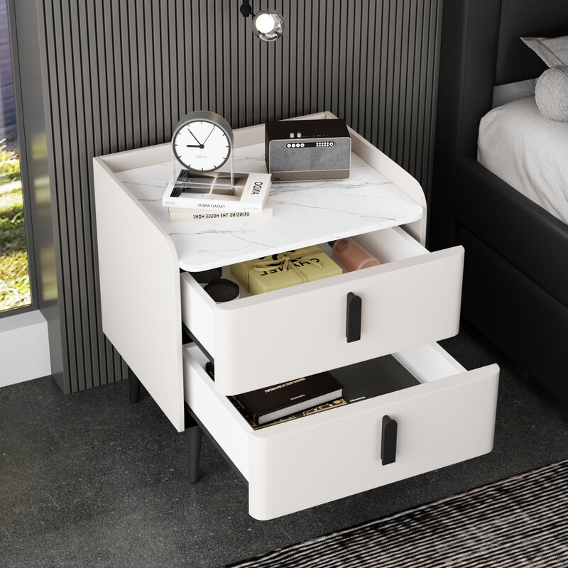 Merax Nightstand with 2 Drawers