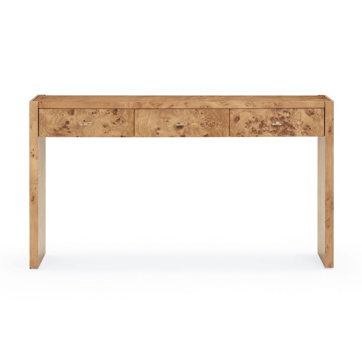 Brandyss Burl Console Table