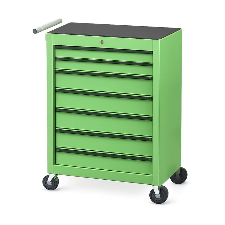 ELEMENT ACE 7-Drawer Rolling Metal Tool Chest with Ball Bearing Slides, Casters, Steel Frame for Garage Workshop Job Site Storage