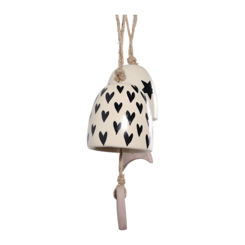 S/2 Ceramic Hand Painted Bells image number 2