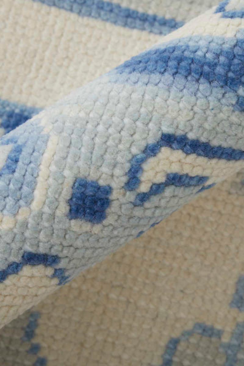 Karina 69G7F Ivory/Blue 8'6" x 11'6" Rug image number 5