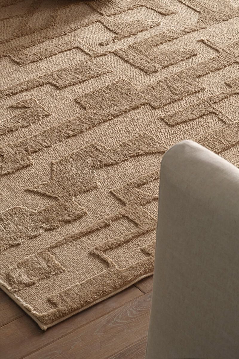 Calix by Nikki Chu Demir Irish Cream 8'10" x 12' Rug image number 1