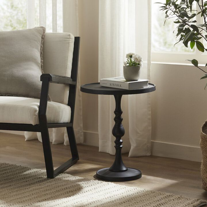 Renwil Yates Side Table In Black Color