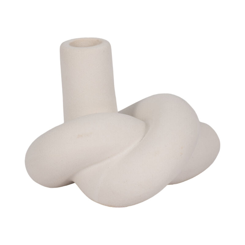 6" Textured Knot Taper Holder image number 3