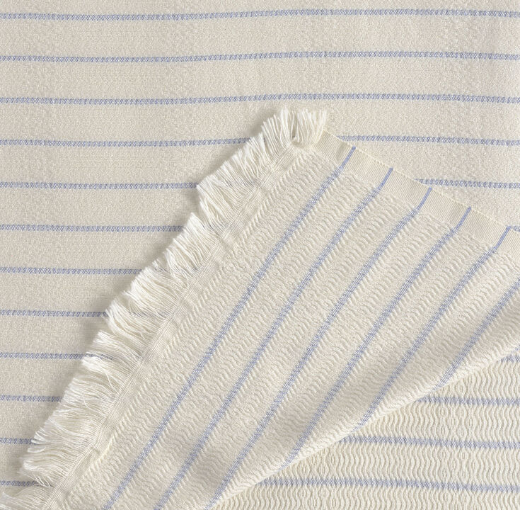 Textile Gocek Striped Cotton Full Coverlet
