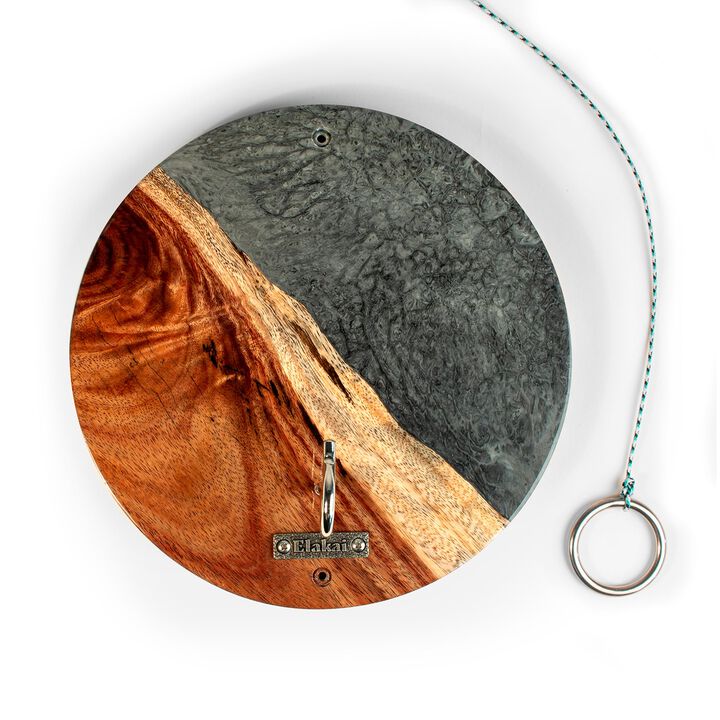 The River Epoxy Resin With Live Edge Acacia Wayfarer Art Hook Ring Game