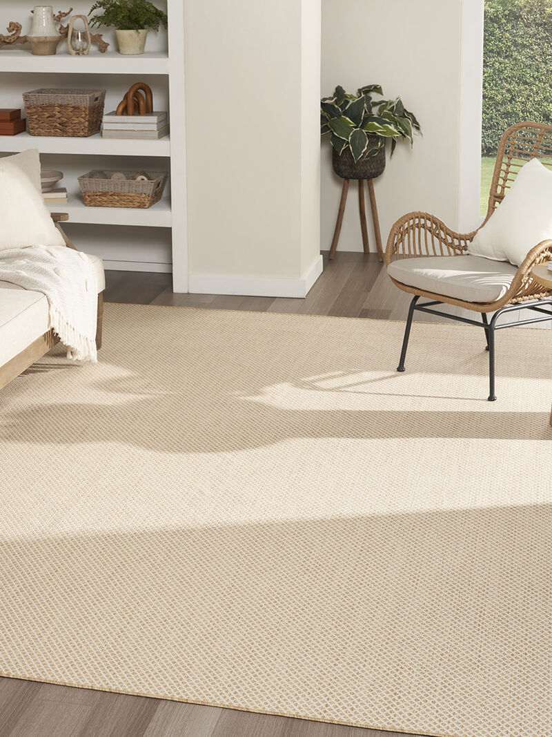 Courtyard COU01 Natural 9' x 12' Rug