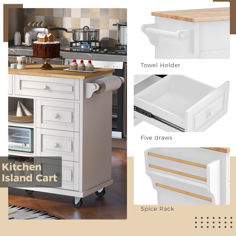 Merax Kitchen Cart image number 4