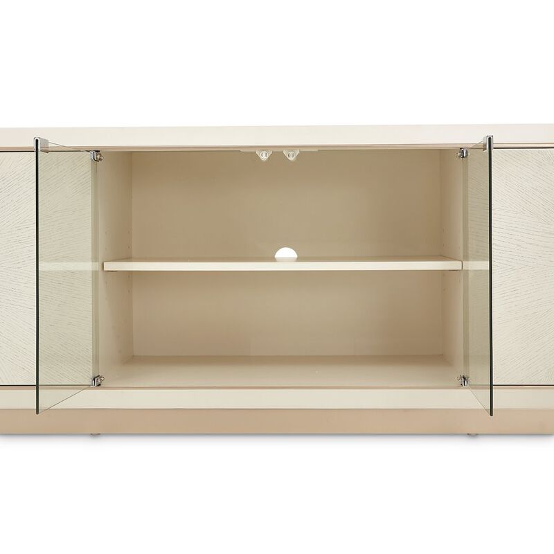Michael Amini La Rachelle Media Cabinet - Champagne image number 2