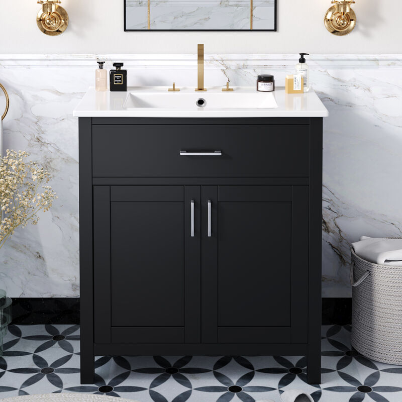 Merax Bathroom Vanity with Ceramic Sink