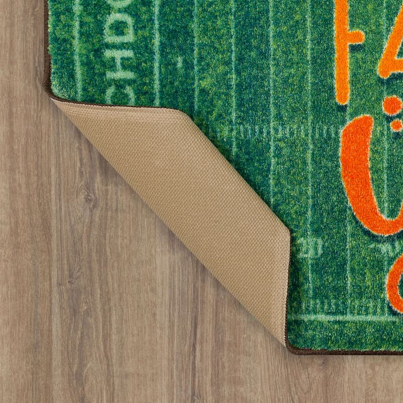 Football & Fall Yall Green 2' x 3' 4" Kitchen Mat image number 4