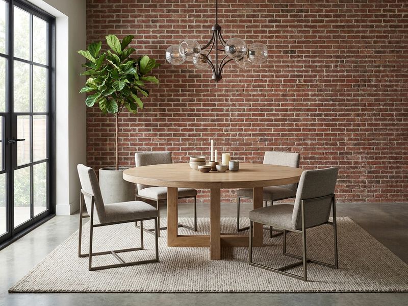 Driftwood 72" Round Dining Table image number 1