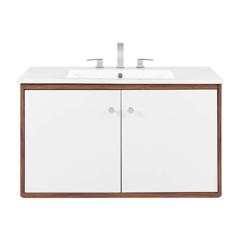 Modway Transmit 36" Wall-Mount Bathroom Vanity image number 4