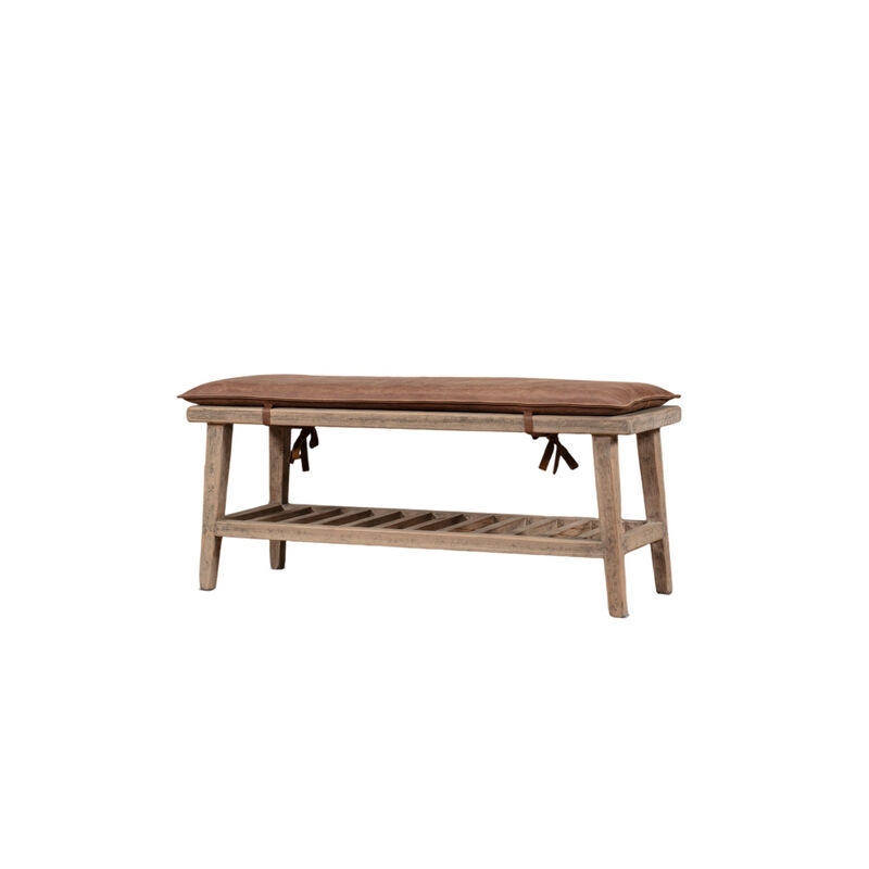 Modern Entryway Bench with Extra Seating image number 3