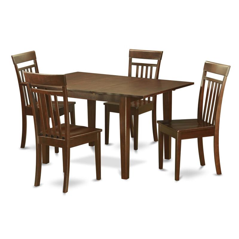 5 Pc Kitchen dinette set-breakfast nook and 4 Chairs for Dining room