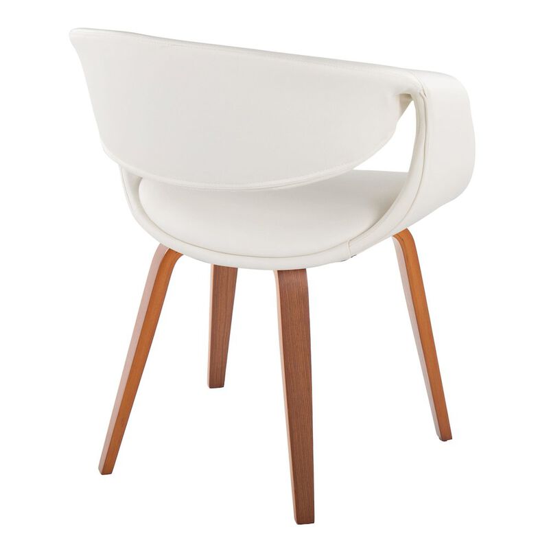 LumiSource Curvo Upholstered Chair - Set of 2