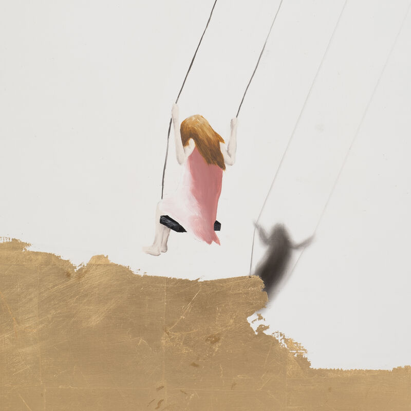 47x47 Hand Painted Swing Set image number 4