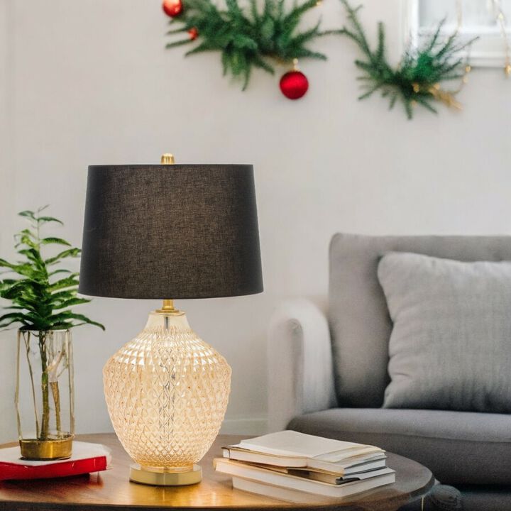 60W Ceramic Table Lamp with Linen Shade for Elegant Lighting