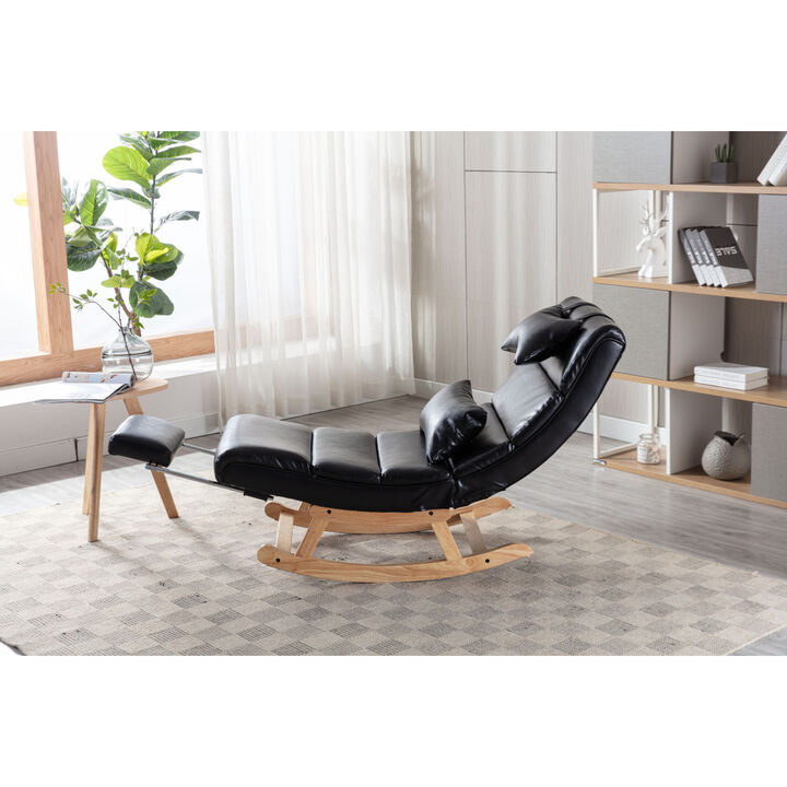 living room Comfortable rocking chair living room chair Beige