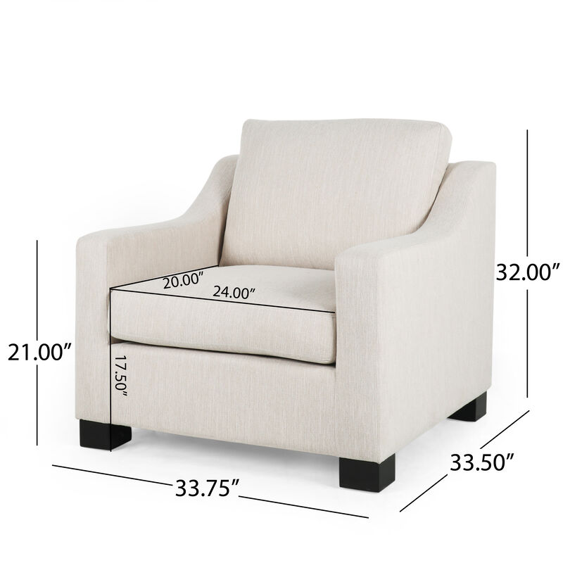 Merax Upholstered Soft Home Club Chair