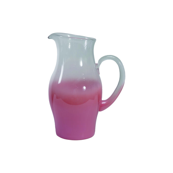1.75-Quart Glass Pitcher, Pink