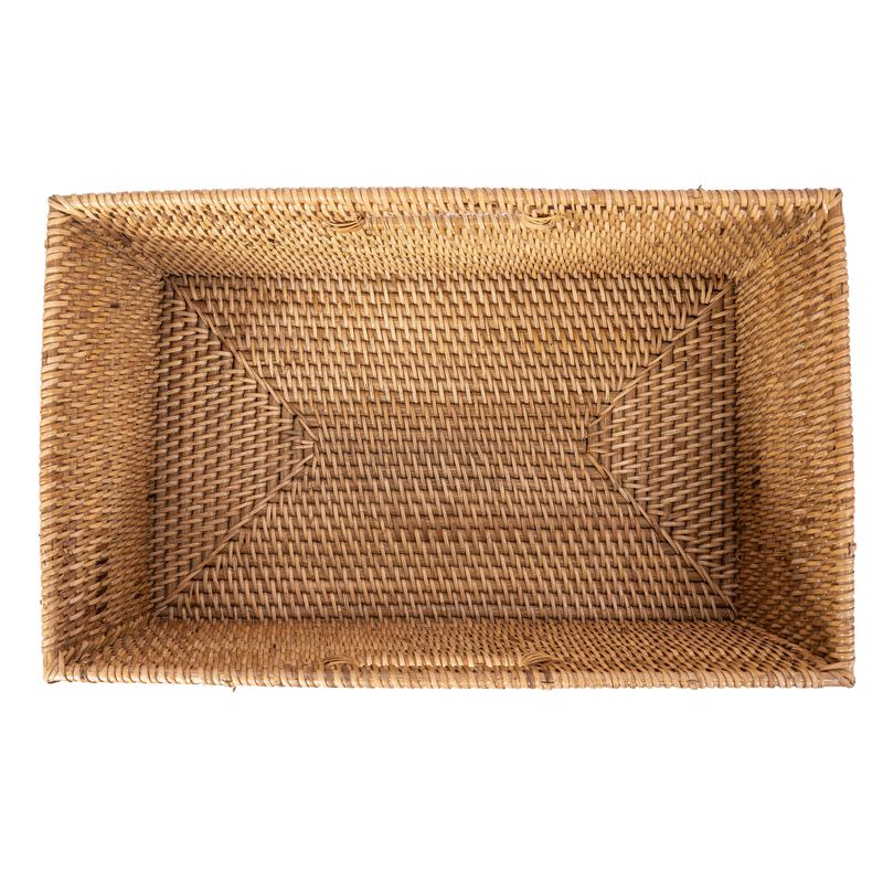 Saboga Home&trade; Rectangular Shelf basket with Side handles image number 3