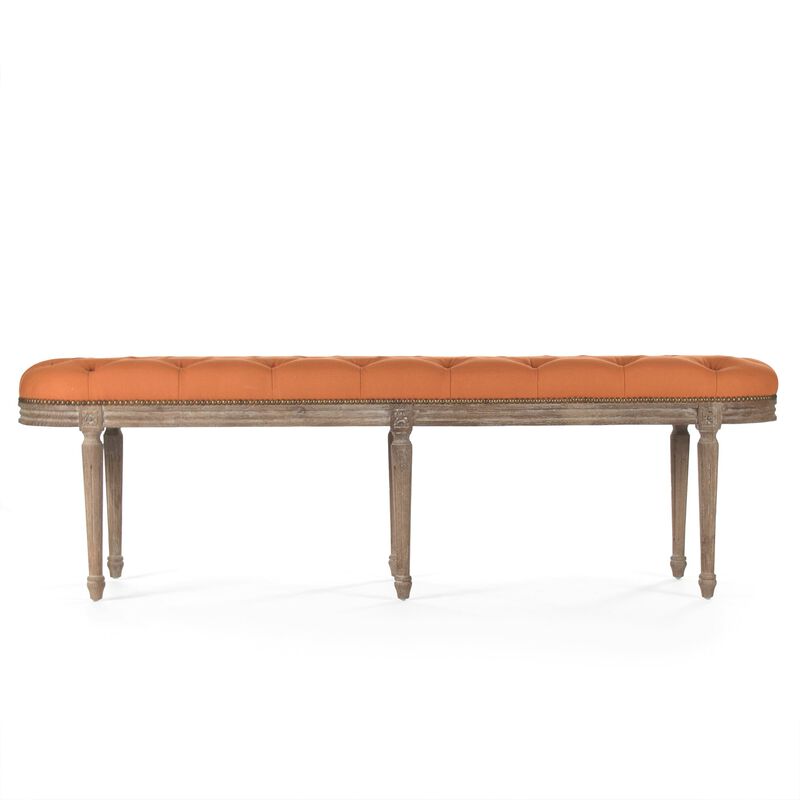 Michel Tufted Bench image number 1