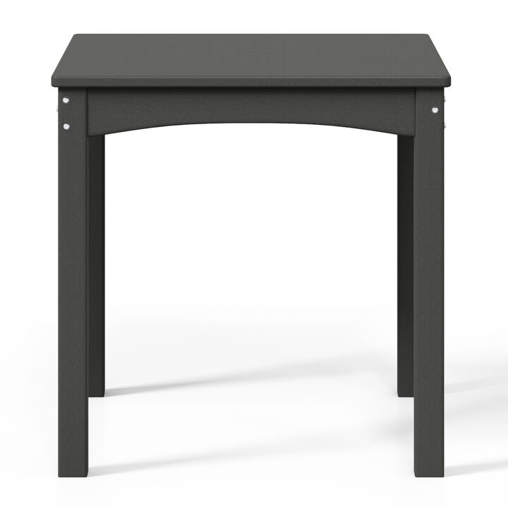 WestinTrends Kids 24" Wide HDPE Plastic Childrens Square Dinner Table