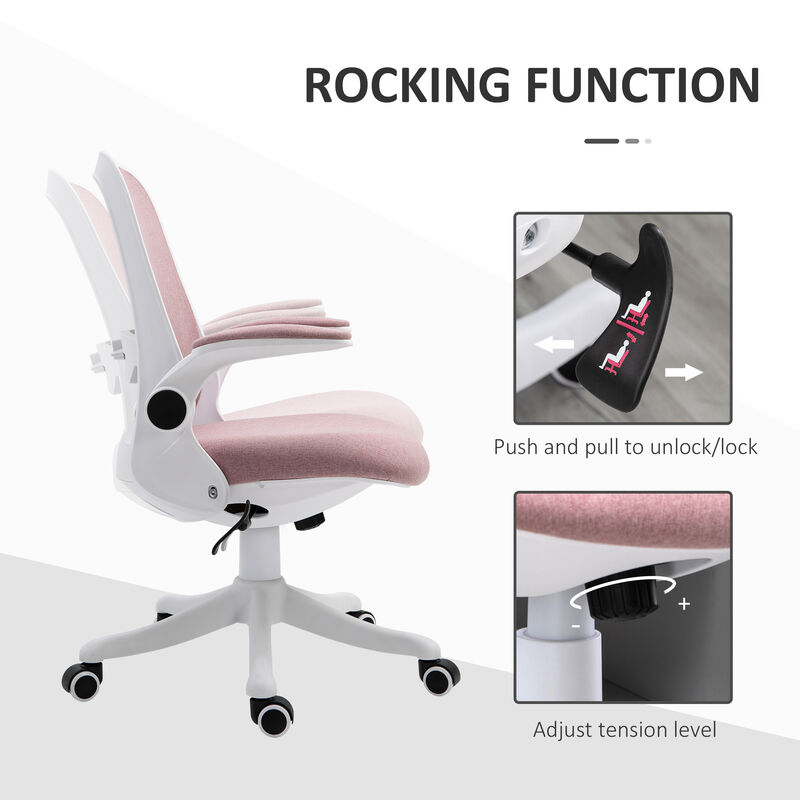 Ergonomic Line Design PC Office Lounger with Adjustable Armrests & Height, Grey