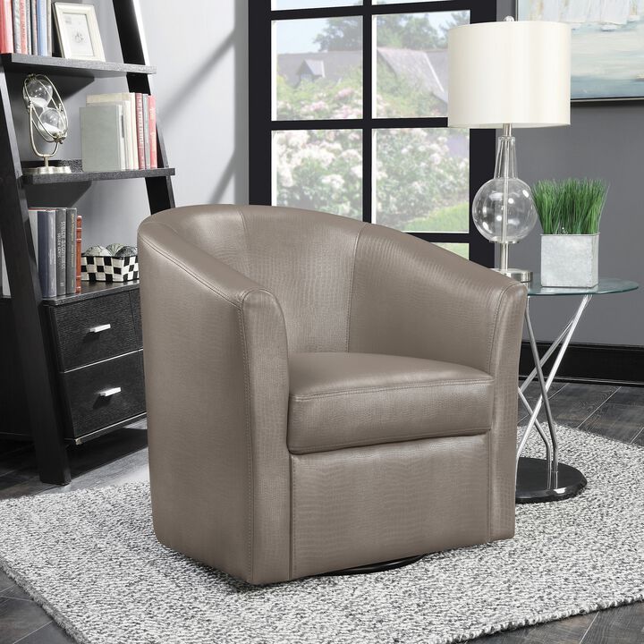 Sprucely Finished Accent Chair, Gold-Benzara