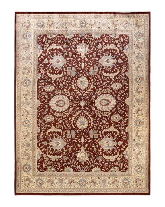 Mogul, One-of-a-Kind Hand-Knotted Area Rug  - Brown, 9' 2" x 12' 5"