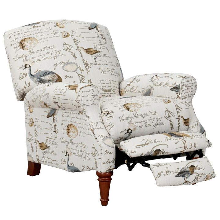 Sunset Trading Bird Script Pushback Recliner
