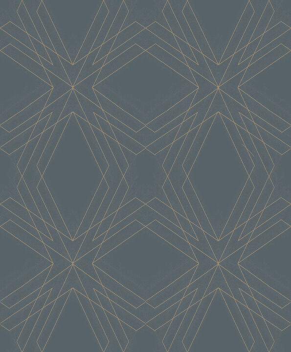 Relativity Charcoal Geometric Wallpaper