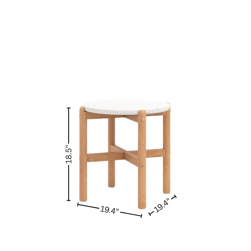 Outdoor Side Table, Small Patio Table for Outside or Porch Use image number 5