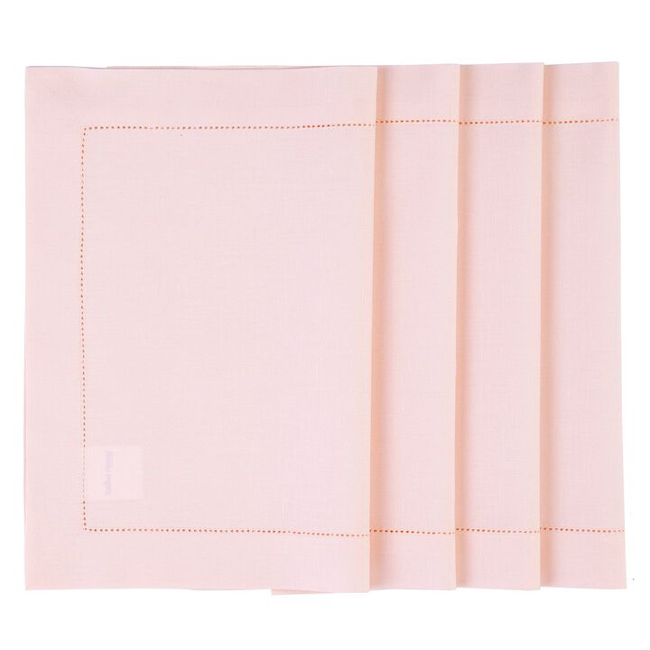 Cotton Linen Placemats - Cotton Linen Hemstitch (Set of 4)