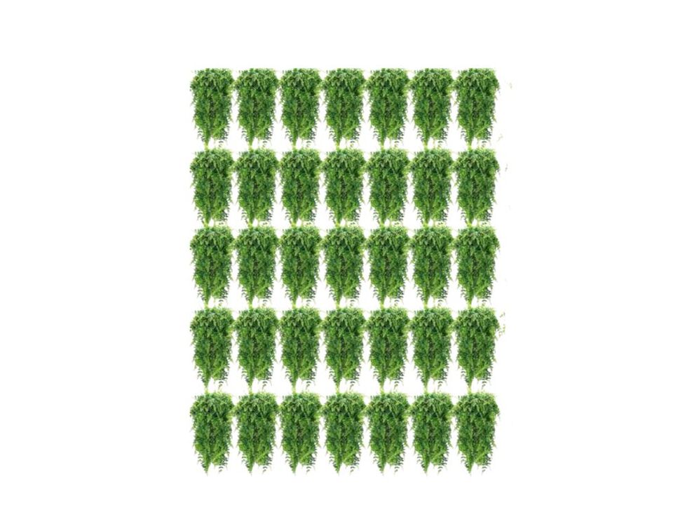36 Pack Artificial Hanging Plants 32 Inch Boston Ferns Plastic Wall Room Garden
