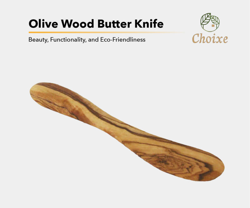 Mediterranean Olive Wood Butter Knife image number 2