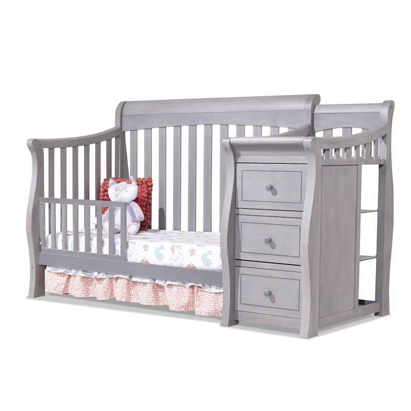 Sorelle Princeton Elite Traditional Pine Crib & Changer Combo with 3 Drawers image number 3