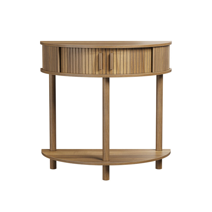 Quuswu Half-Moon Console Table