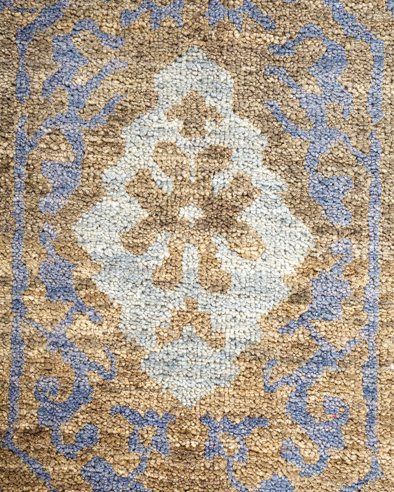 Eclectic, One-of-a-Kind Hand-Knotted Area Rug  - Gray, 7' 10" x 8' 3" image number 3
