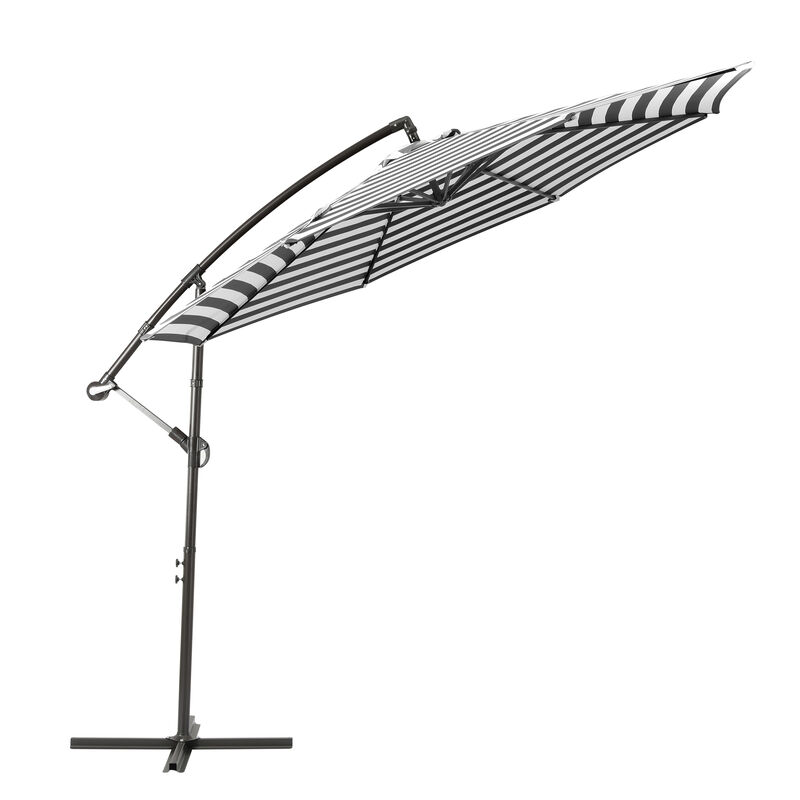 WestinTrends 10 ft. Outdoor / Patio Cantilever Hanging Umbrella