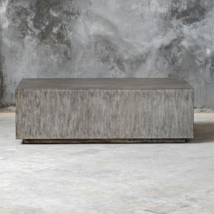 Kareem Modern Gray Coffee Table