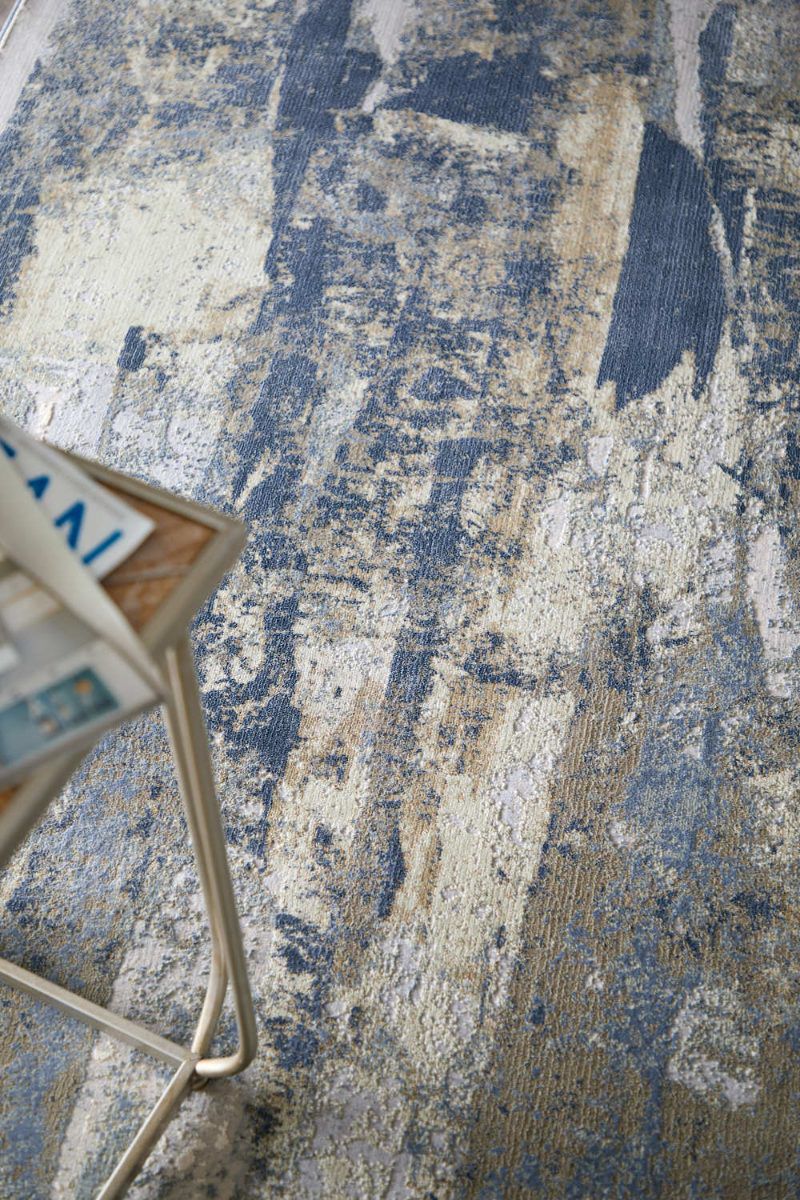 Clio 39K6F Blue/Gray 9' x 12' Rug image number 3