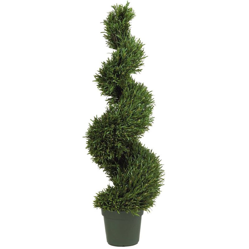 Nearly Natural 4-ft Rosemary Spiral Tree w/1512 Lvs (Indoor/Outdoor)