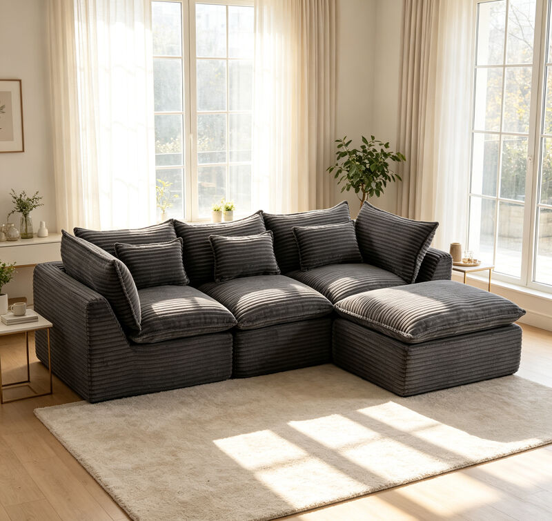 Luldho 3Seat Sectional Sofa image number 3