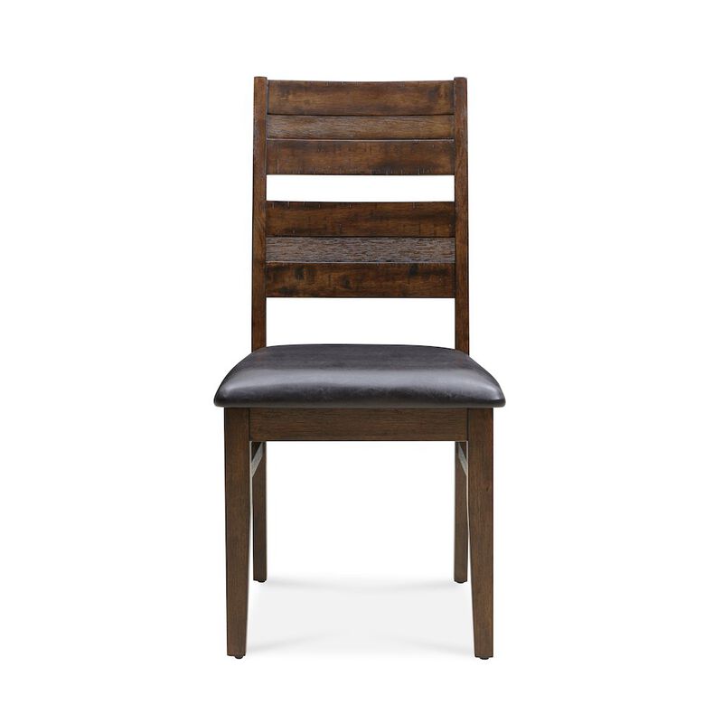 Dale 7-Piece Dining Set with 3 Sets of Chairs in Antique Brown