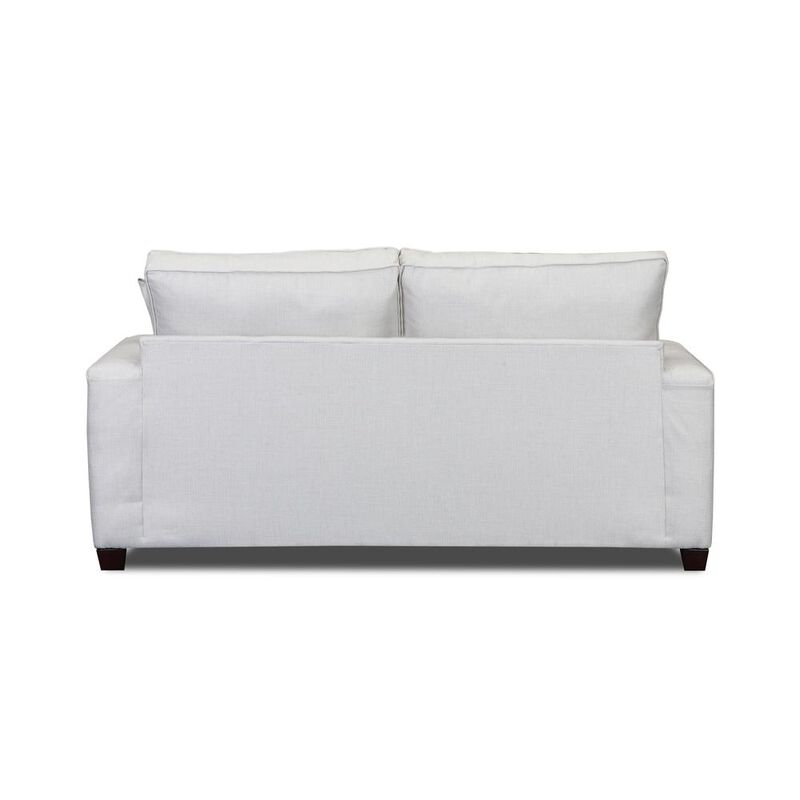 American Furniture Classics Living Room Relay Mist Sofa with Two Throw Pillows
