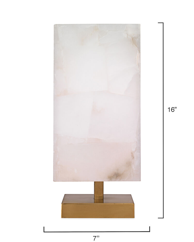Ghost Axis Alabaster Table Lamp